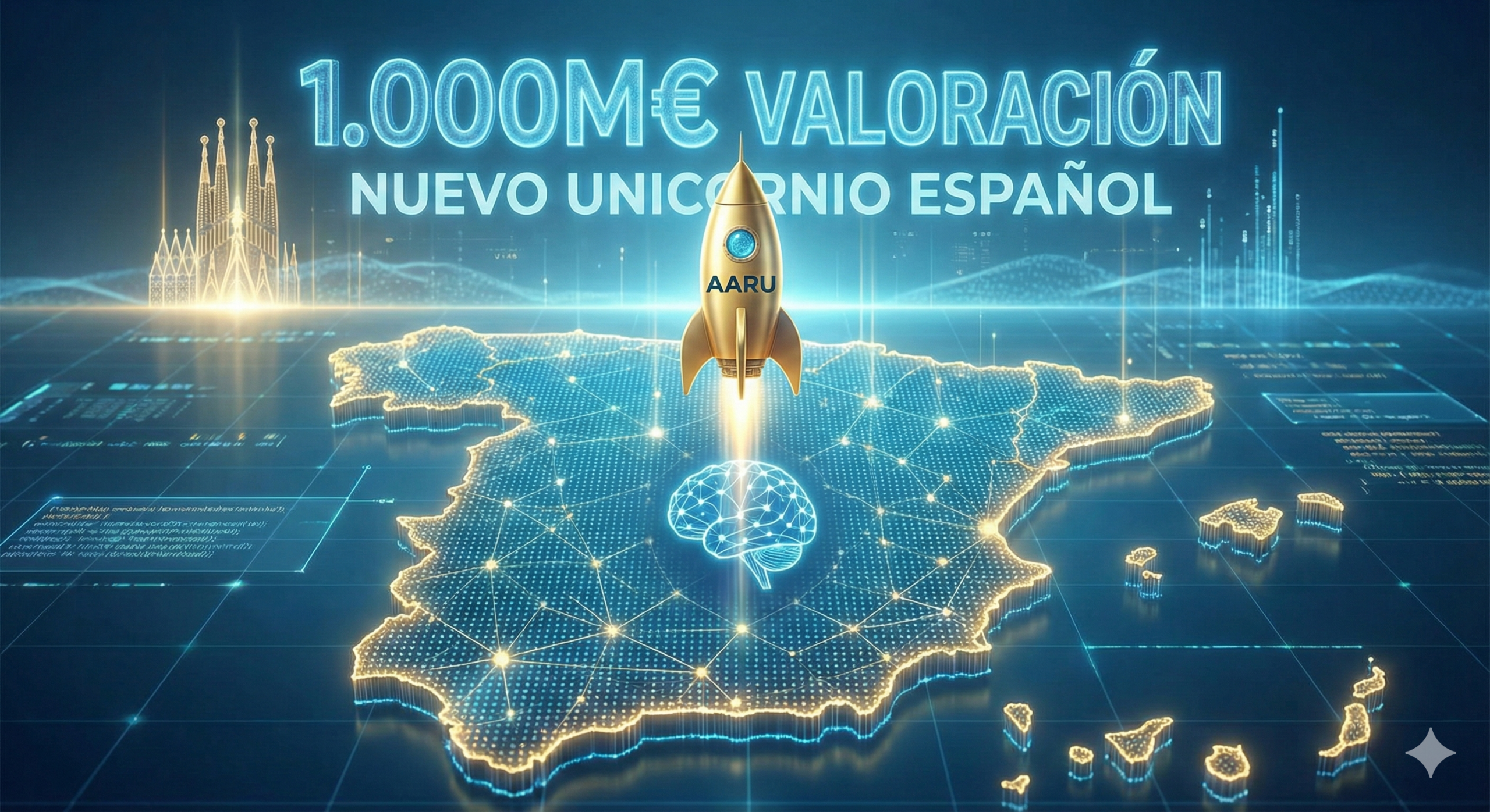 Nuevo unicornio IA en España: Aaru vale 1B€