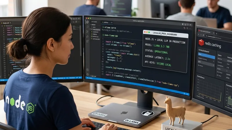 Node.js + LLM en Producción: Ollama y APIs IA sin Dependencias