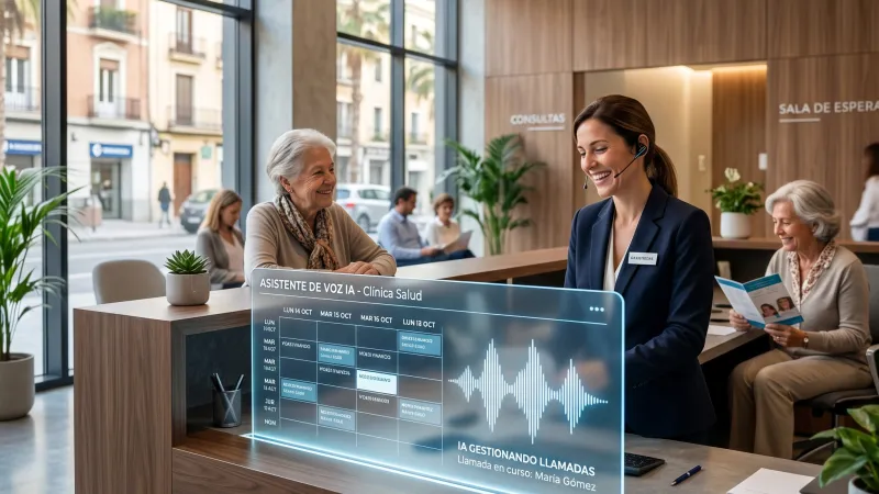 Automatización de triaje y citas con IA: Cómo optimizar la recepción de tu clínica en 2026