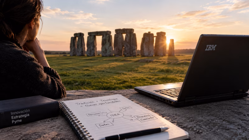 Cómo la curiosidad de conectar Stonehenge a un IBM puede inspirar a tu pyme