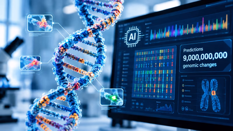 AlphaGenome Atlas: IA que predice 9.000 millones de Cambios del ADN