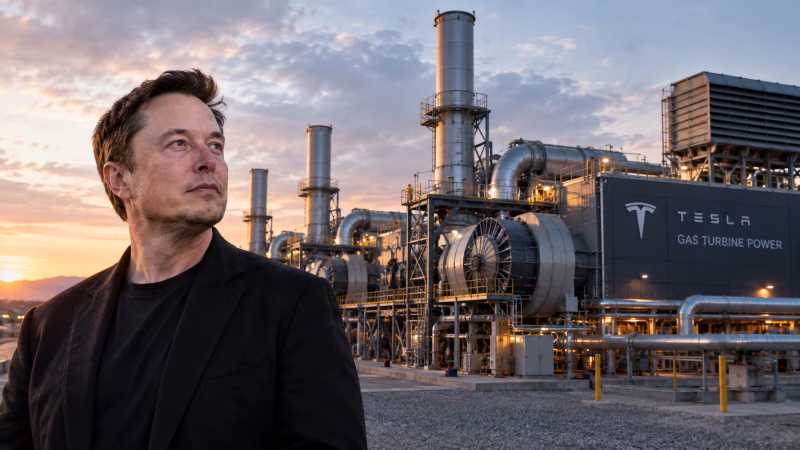 Musk apuesta por turbinas de gas para alimentar IA
